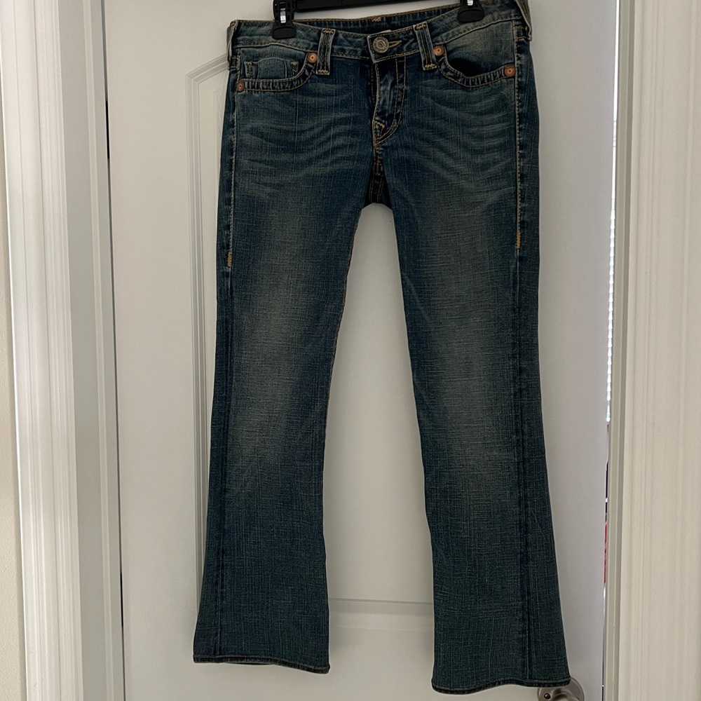 Y2K True Religion vintage low rise jeans size 30
